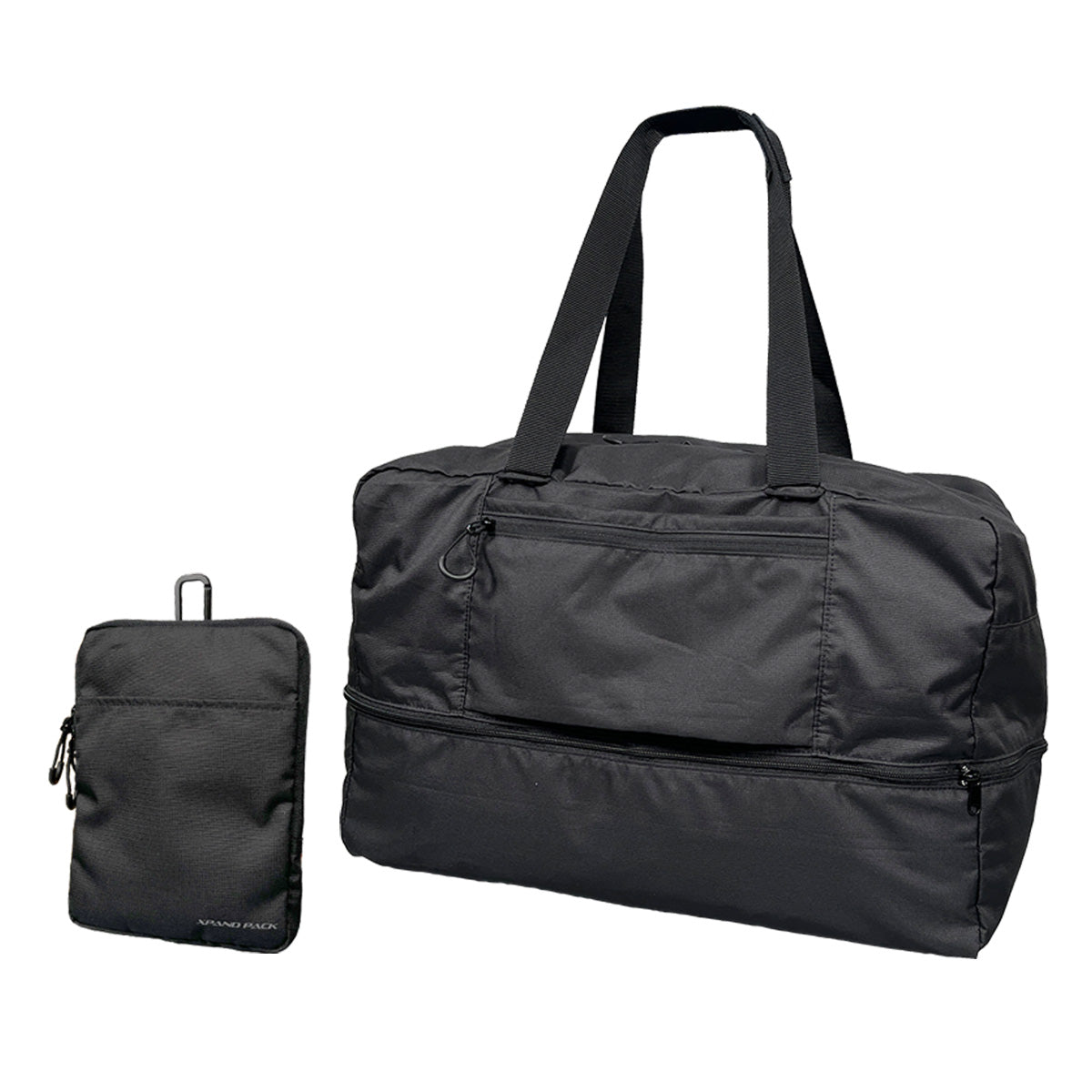 ビッグボストンバッグ（ショルダー付き）　ブラック