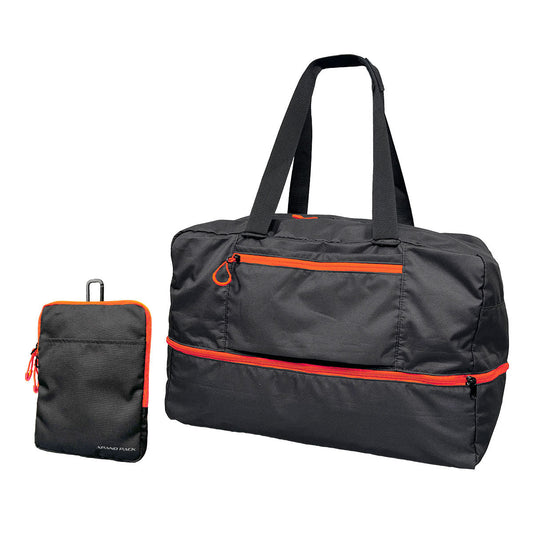 ビッグボストンバッグ（ショルダー付き）　オレンジ