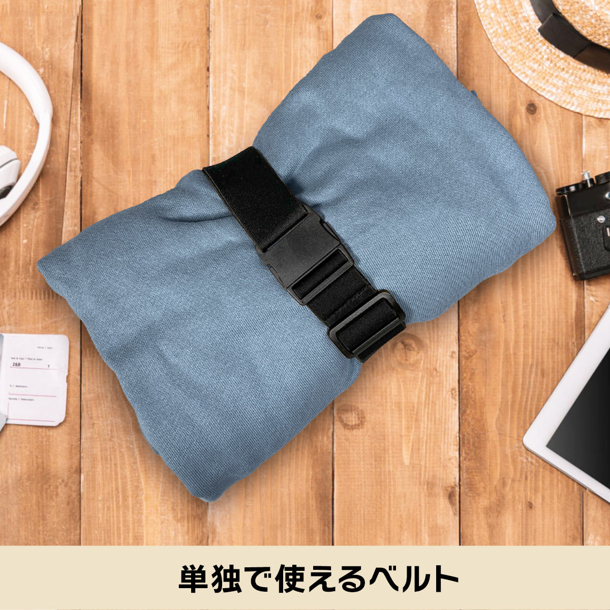 服で隠せるスキミング防止ウエストバッグ