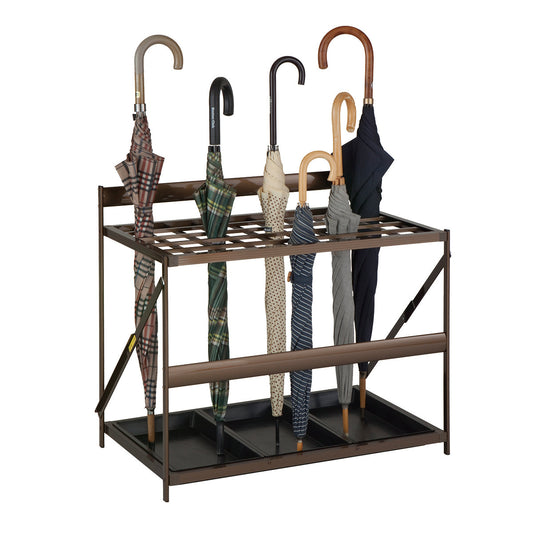 折りたたみ式 アルミ製 傘立て 45本用