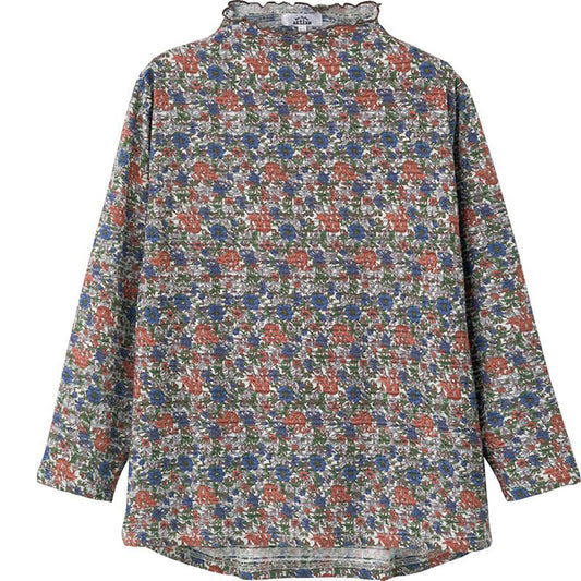 長袖 後ろ長めＴシャツ オレンジ S/M～L/LL