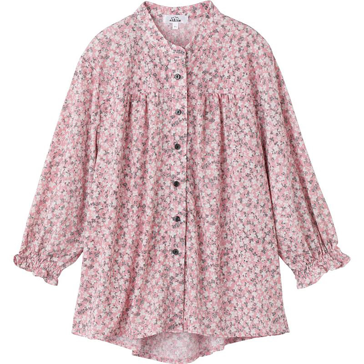 隠れファスナーブラウス ローズ S/M～L/LL