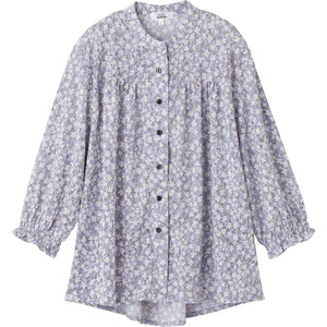 隠れファスナーブラウス パープル S/M～L/LL