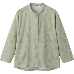 前開きＴシャツ グリーン S/M～L/LL/3L