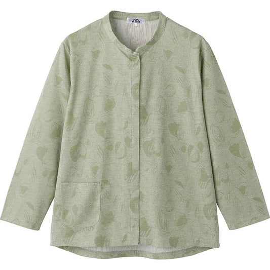 前開きＴシャツ グリーン S/M～L/LL/3L