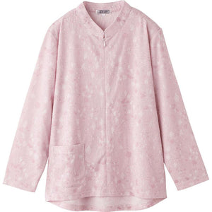 ロングファスナーＴシャツ ローズ M～L/LL