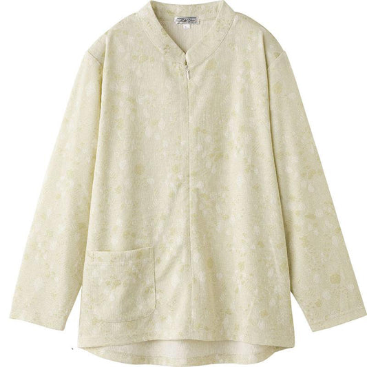 ロングファスナーＴシャツ グリーン M～L/LL