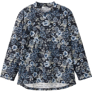 後ろ長めＴシャツ ネイビー Ｍ～Ｌ