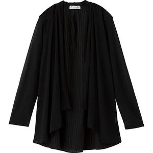 トッパーカーディガン ブラック Ｍ～Ｌ