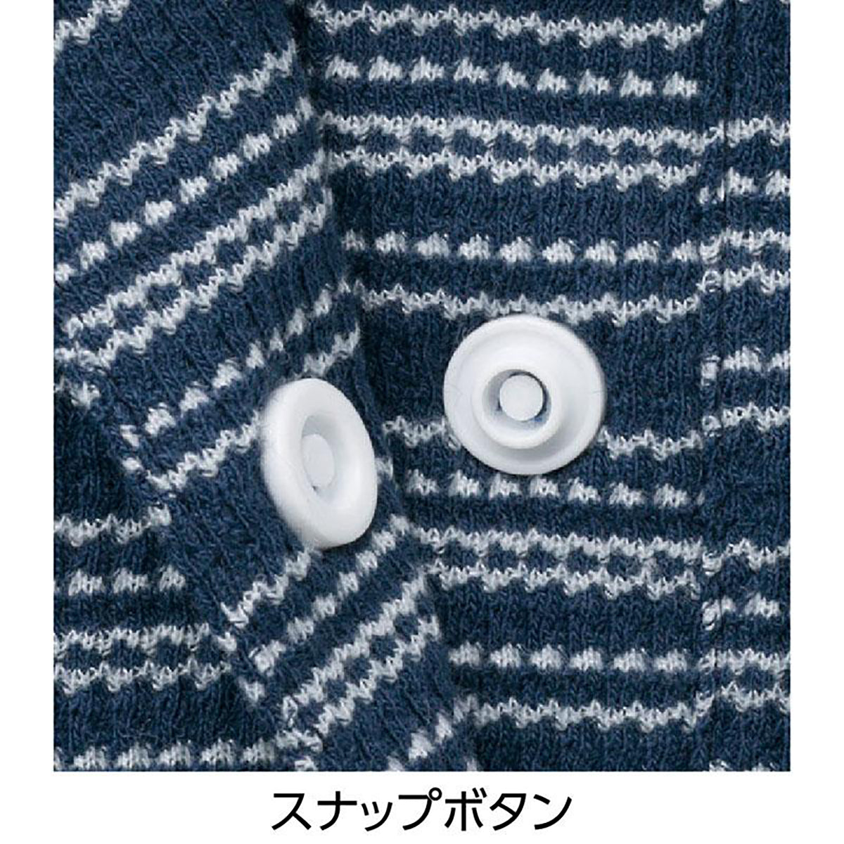 スナップ釦ポロシャツ コン M～L/LL/3L