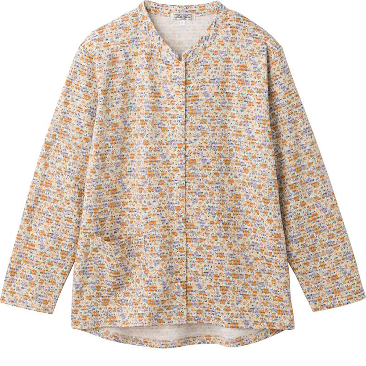 前開きＴシャツ オレンジ S/3L
