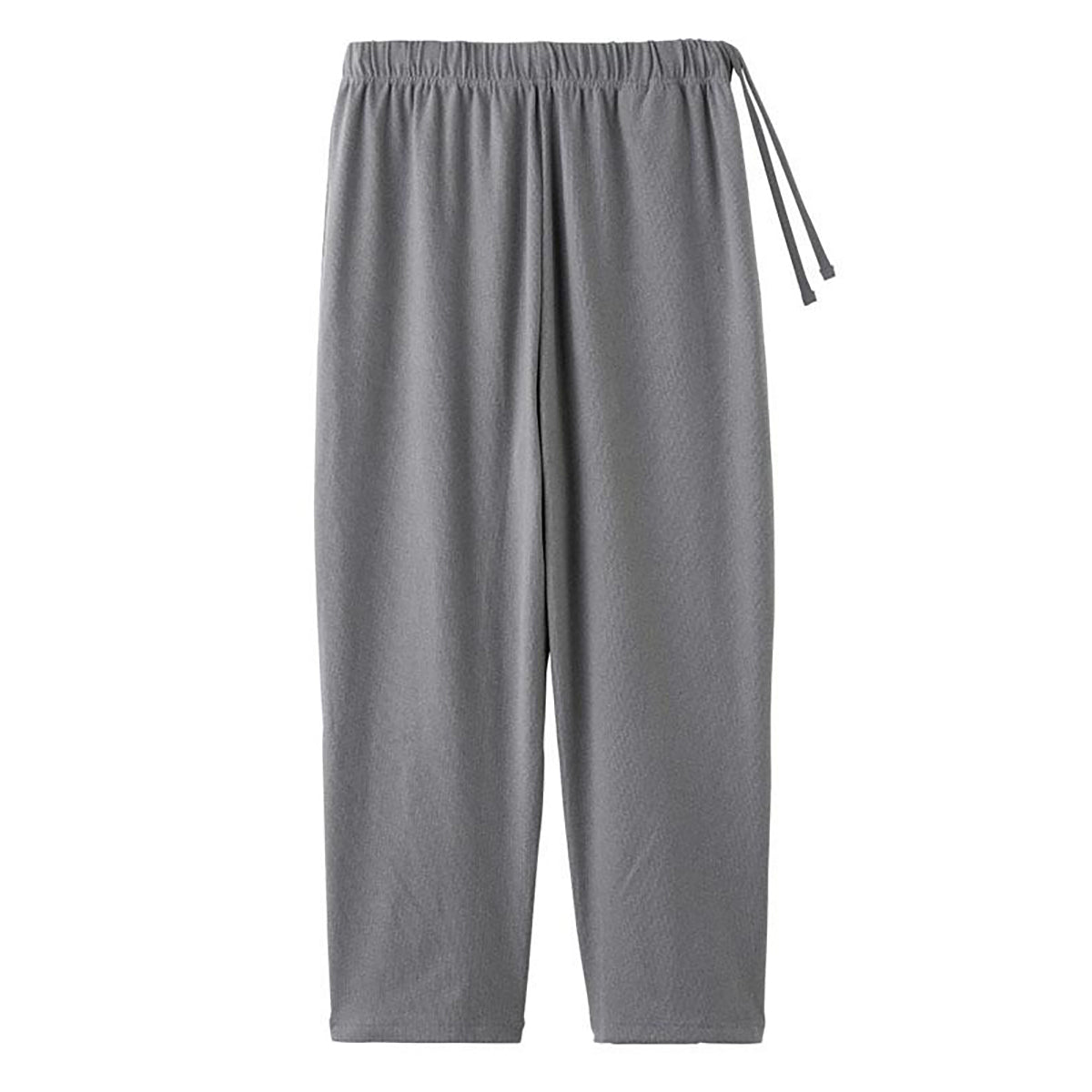 まえむきストレートパンツ グレー M/L/LL/3L