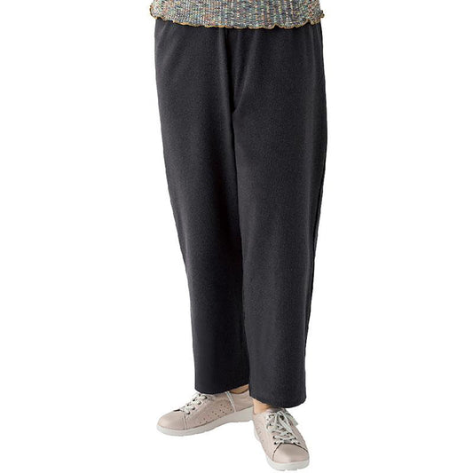 まえむきストレートパンツ ブラック M/L/3L