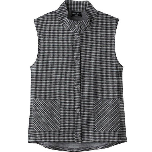 斜め釦ホールベスト グレー系 M/L