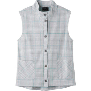 斜め釦ホールベスト ミント系 M/L