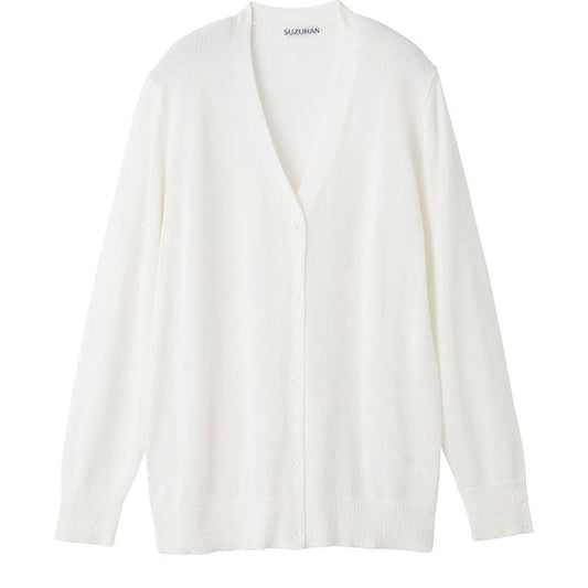 Ｖ首サマーニットカーディガン オフ M～L/LL
