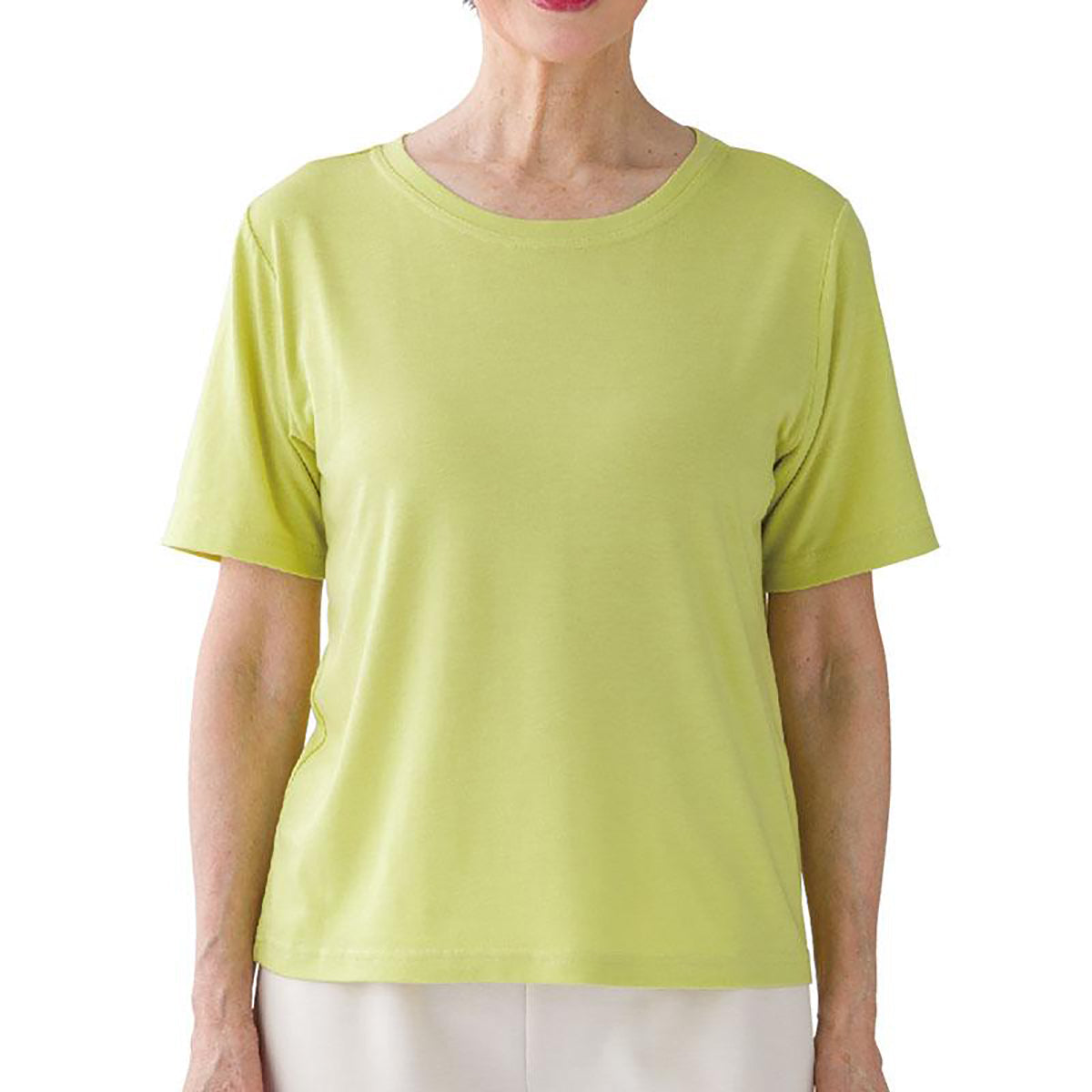 ニットレース切替アンサンブル グレージュ M/L