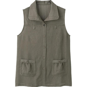 ストライプドビーベスト モカ M/L/LL