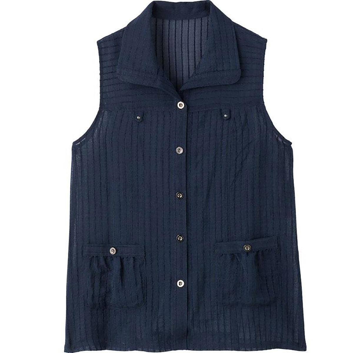 ストライプドビーベスト ネイビー M/L/LL