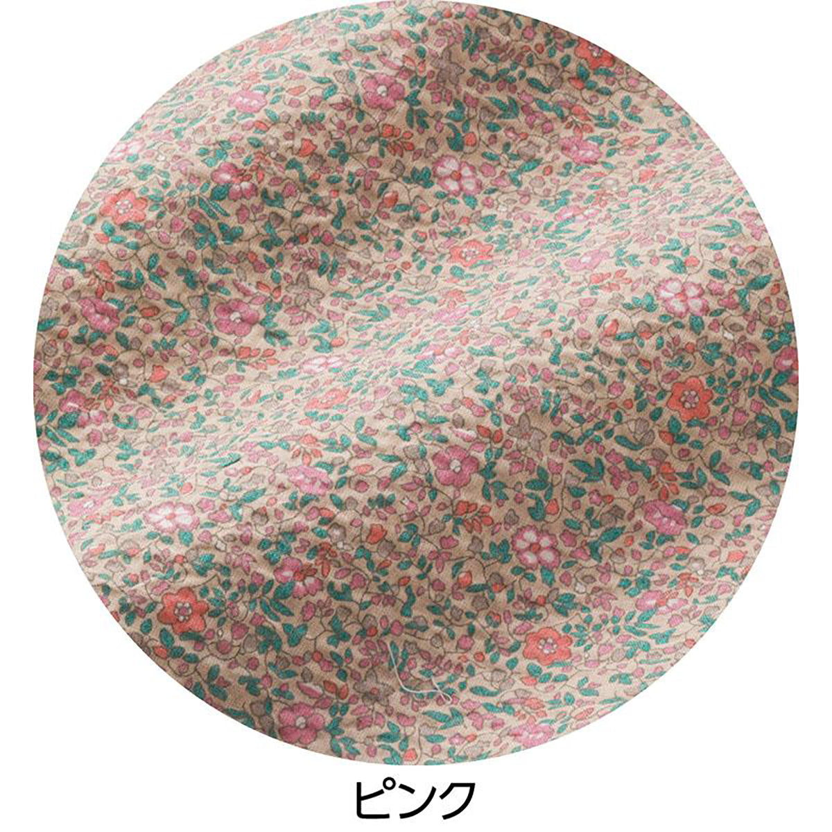 花柄プリントシャツブラウス ピンク M/L