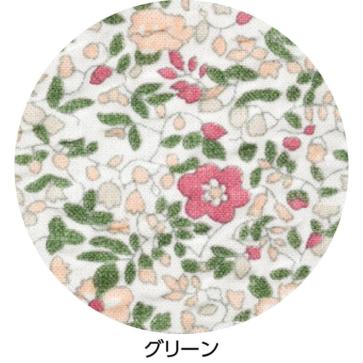 花柄プリントシャツブラウス グリーン M/L