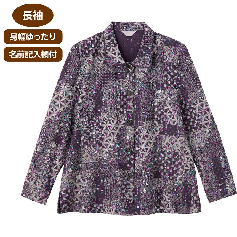 らくらくブラウス ローズ M/L