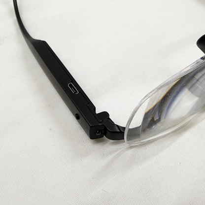 ハネアゲ式 メガネ型ルーペ LEDライト付き