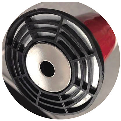 重機安全ポール 緑/白 全長915L マグネット