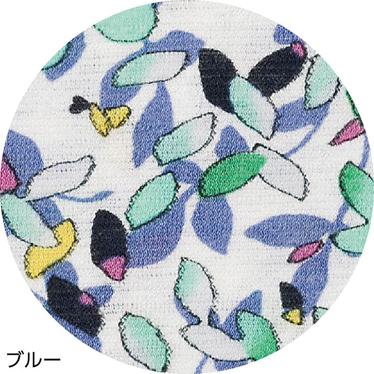 5分袖京染強撚Ｔシャツ ブルー Ｍ～Ｌ