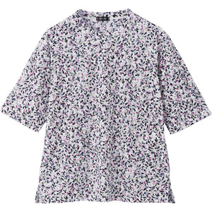 5分袖京染強撚Ｔシャツ ピンク Ｍ～Ｌ