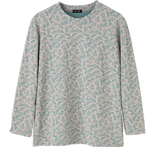 ジャカードＴシャツ グリーン M～L/LL