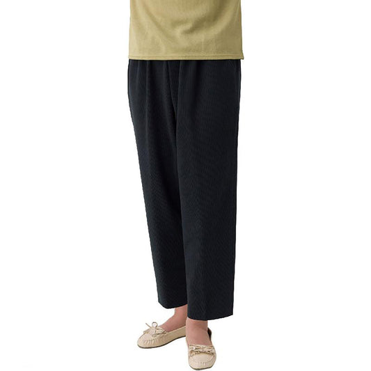 親子ピケ深履きパンツ グレー M/L/LL/3L