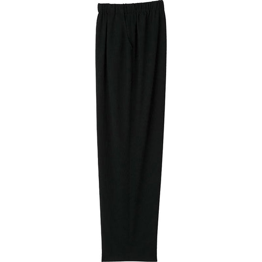 ワッフル深履きパンツ ブラック S/M/L/LL/3L