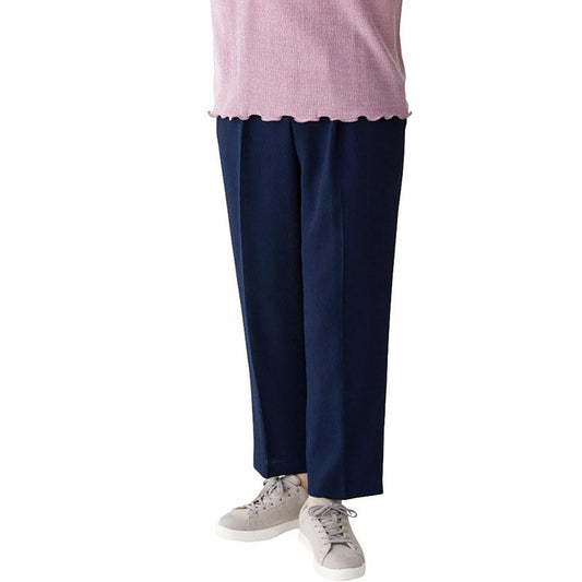 楊柳深履きパンツ ネイビー M/L/LL/3L