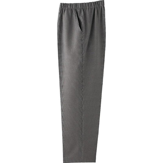 千鳥格子柄フリーパンツ グレー (股下60ｃｍ)M/L/LL/3L