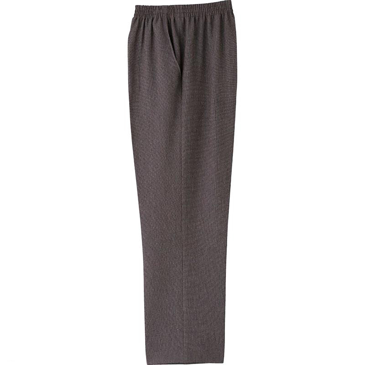 縦伸びピンヘッドストレートパンツ モカ M/L/LL/3L