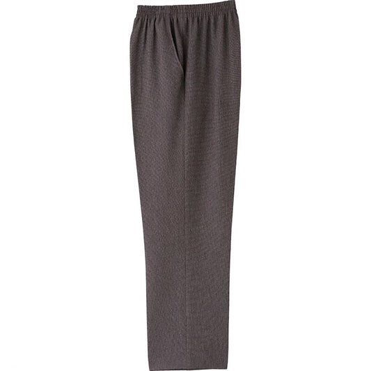 縦伸びピンヘッドストレートパンツ モカ M/L/LL/3L