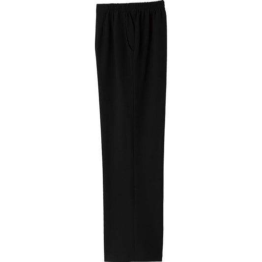 縦伸びピンヘッドストレートパンツ ブラック M/L/LL/3L