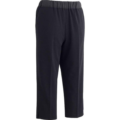 おしりスルッとサラやわ7分丈パンツ ブラック S/M/L/LL/3L