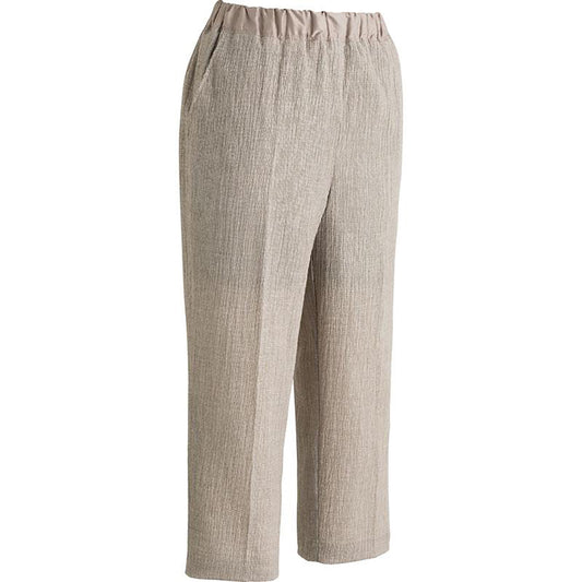 おしりスルッと楊柳パンツ ベージュ S/M/L/LL/3L