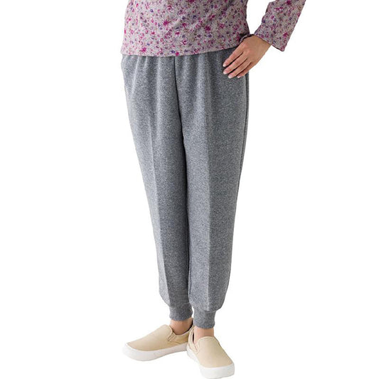 おしりスルッとニットホッピングパンツ ライトグレー M/L/LL