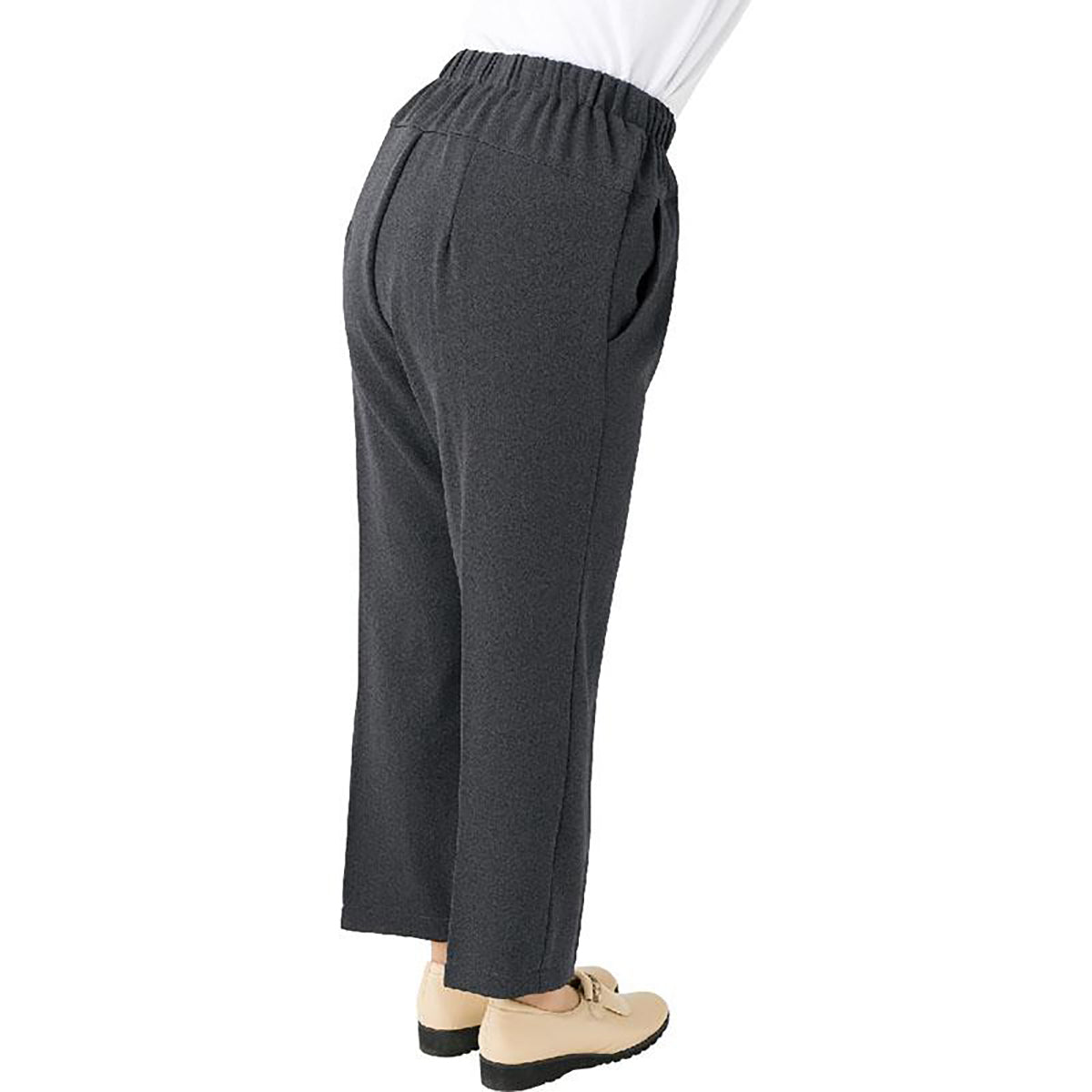 裏起毛スタイルをケアするパンツ チャコール S/M/L/LL/3L