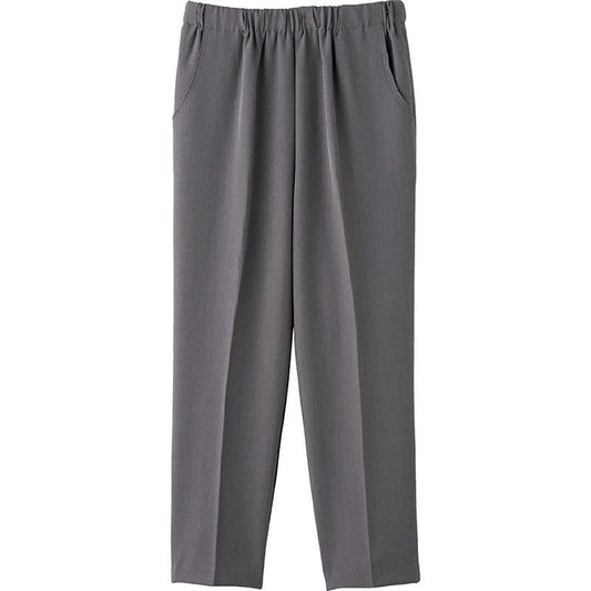 しわになりにくいストレッチフリーパンツ グレー M/L/LL/3L