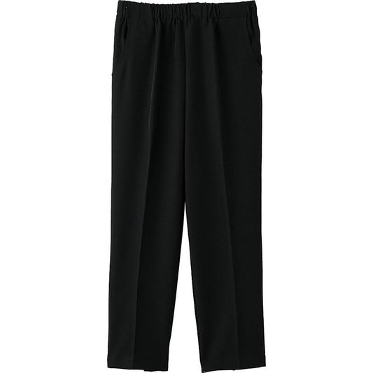 しわになりにくいストレッチフリーパンツ ブラック M/L/LL/3L