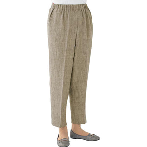 クールプラス裾ファスナーパンツ ベージュ (股下65ｃｍ)M/L/LL/3L