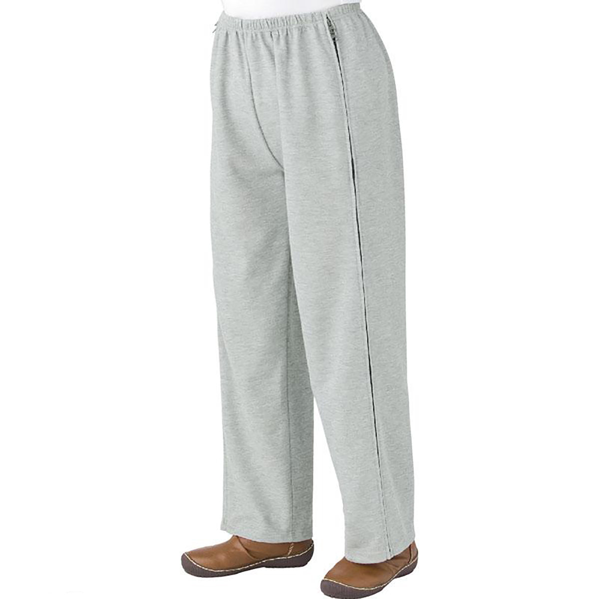 脇全開スウェットパンツ 杢グレー M/L/LL