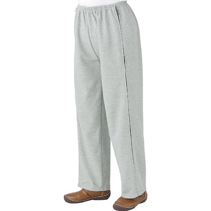 脇全開スウェットパンツ 杢グレー M/L/LL