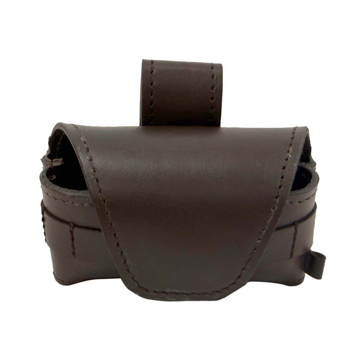 【革鳴】ゴルフボールケース（茶）