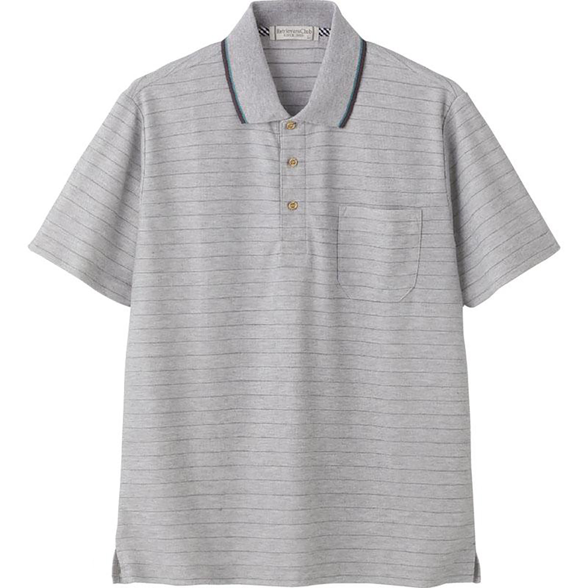 カノコ半袖ポロシャツ グレー Ｍ/L/LL