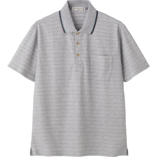 カノコ半袖ポロシャツ グレー Ｍ/L/LL